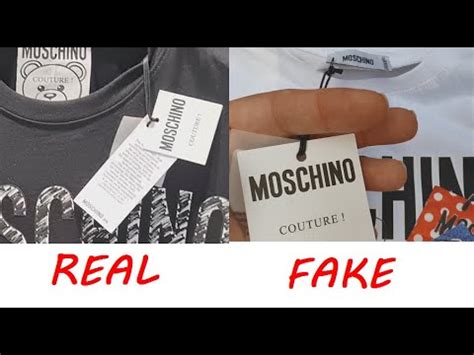 moschino t shirt fake vs real|moschino t shirt real.